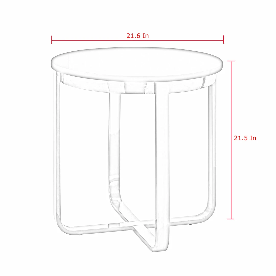 Inspired Home Oleena End Table - Image 6